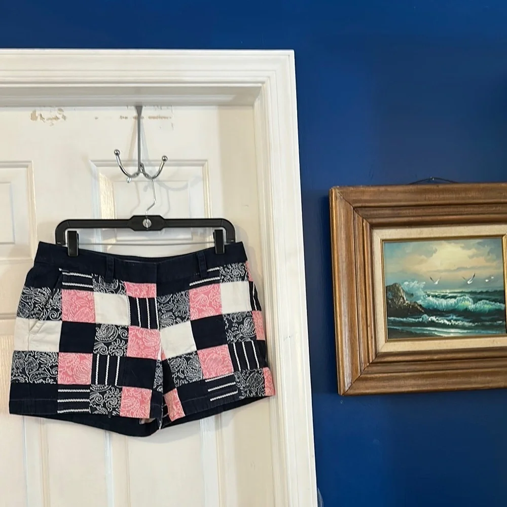 Women’s Vineyard Vines by Shep & Ian Plaid Cotton & Spandex Shorts Size 6